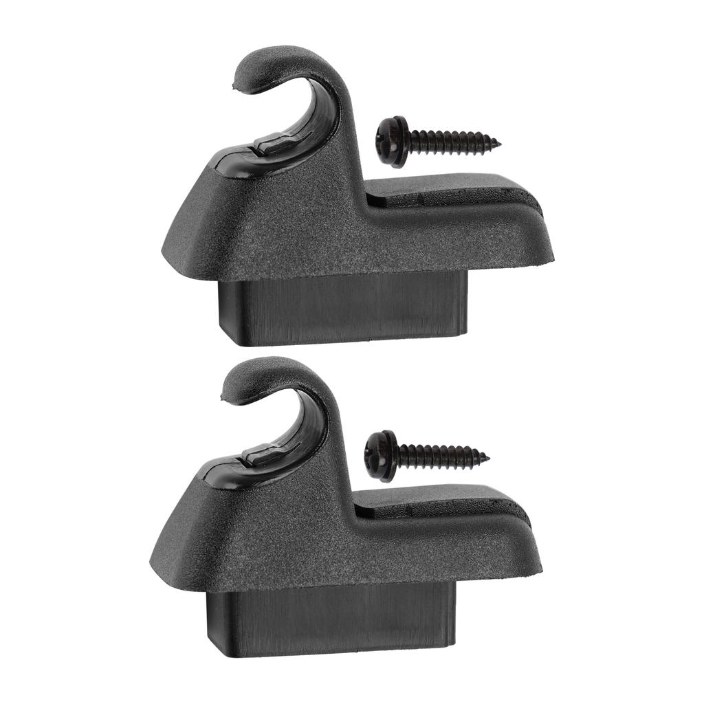2x Black Sun Visor Clip 1RF14DX9AB Fit For Chrysler 300 Dodge Charger 2011-2020