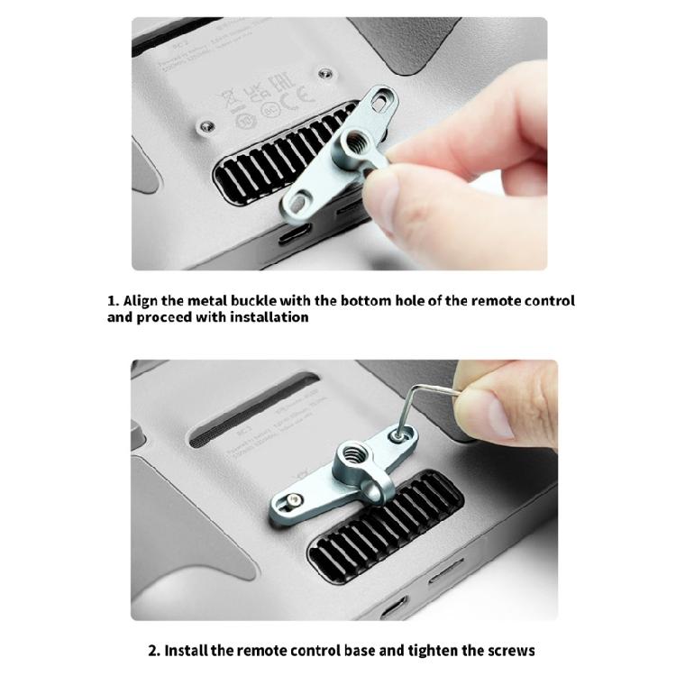 Aluminum Bracket Holder Lightweight For  RC2 Screen Remotes For Bike Mounts And Tripods