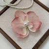 2024  Butterfly Orchid Flower Hair Clip Girl Hairpin Seaside Vacation Headwear Hair Accessories Side Clip Hair