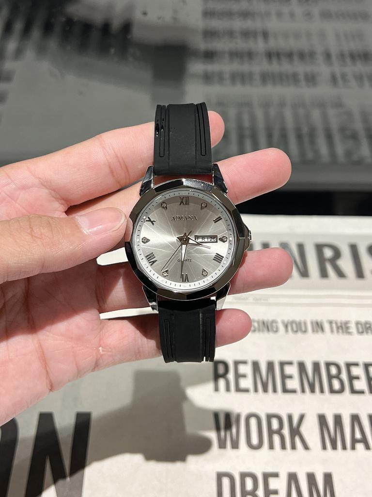 silicon band unisex watch elegant style
