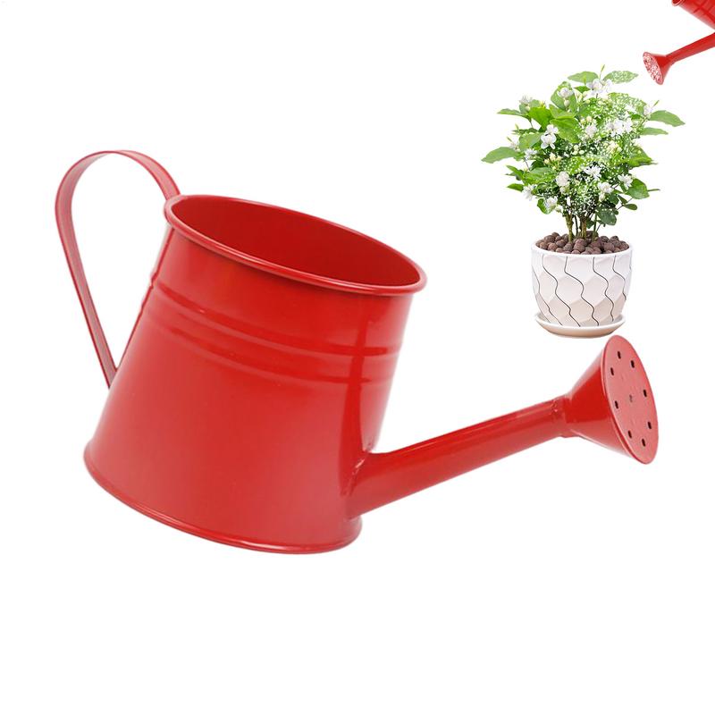 Small Watering Can For Indoor Plants 1L Long Spout Flower Watering Can Flower Arrangement Bucket Metal Planter Pot For Garden