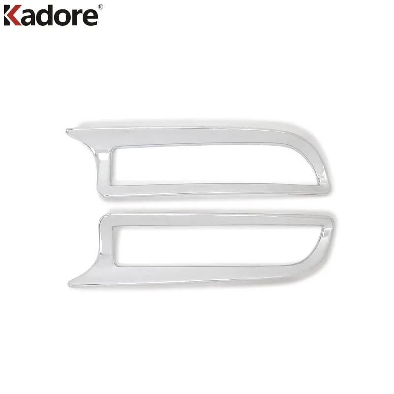 Car Rear Fog Light Lamp Cover Trim For Toyota Estima Previa Tarago 2016 Chrome Tail Foglight Bezel Trims Accessories