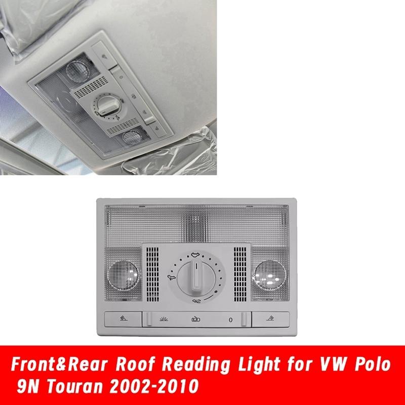 Car Front Console Roof Reading Light 6Q0947613A For VW Polo 9N Touran 02-10 Seat Leon Altea Dome Light Ceiling Lamp