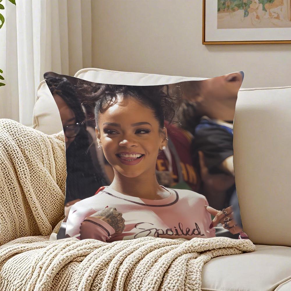 singer fashionable RRihanna Cushion Cover Pillowcase Antidustmite living Room Sofa Decor Cushion Room