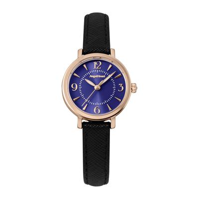 Flowery Time Solar 3 ATM Water Mineral Blue [AngelHeart] Watch, Powered, Resistant, Glass, Dial, OAA25P-BK-BU-AM, Women's [Authentic]