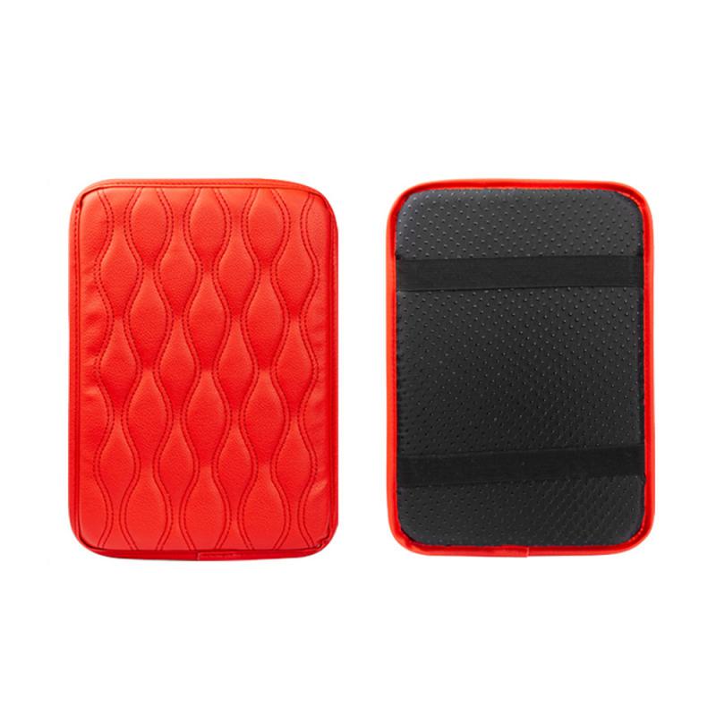 Car Armrest Box Pad Leather Waterproof Center Console Arm Rest Cushion Pads  Cover For SUV/Truck/Vehicle Car Accessories