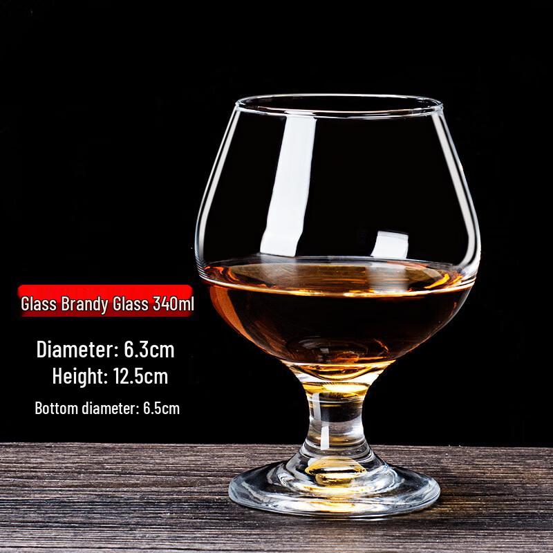 Versatile Short-Stemmed Wine and Spirits Tasting Glass