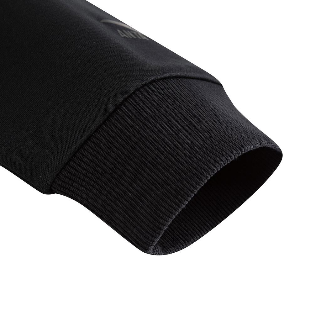 Anta Casual Fashion Sports Versatile Loose Comfortable Fleece Thick Warm Pullover Sweatshirt Men Sweatshirt Black 952618706-3