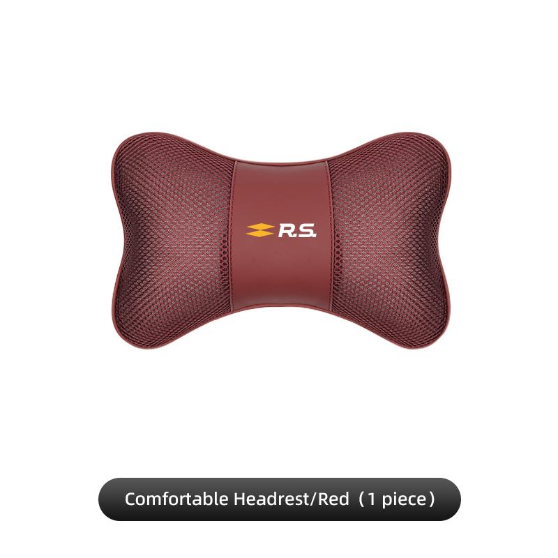 For Renault 2026 New Hub Caps 1Pcs Car Seat Headrest Ice Silk Neck Pillow Protector Pad For Renault QM6 Kadjar Clio Koleos Megan
