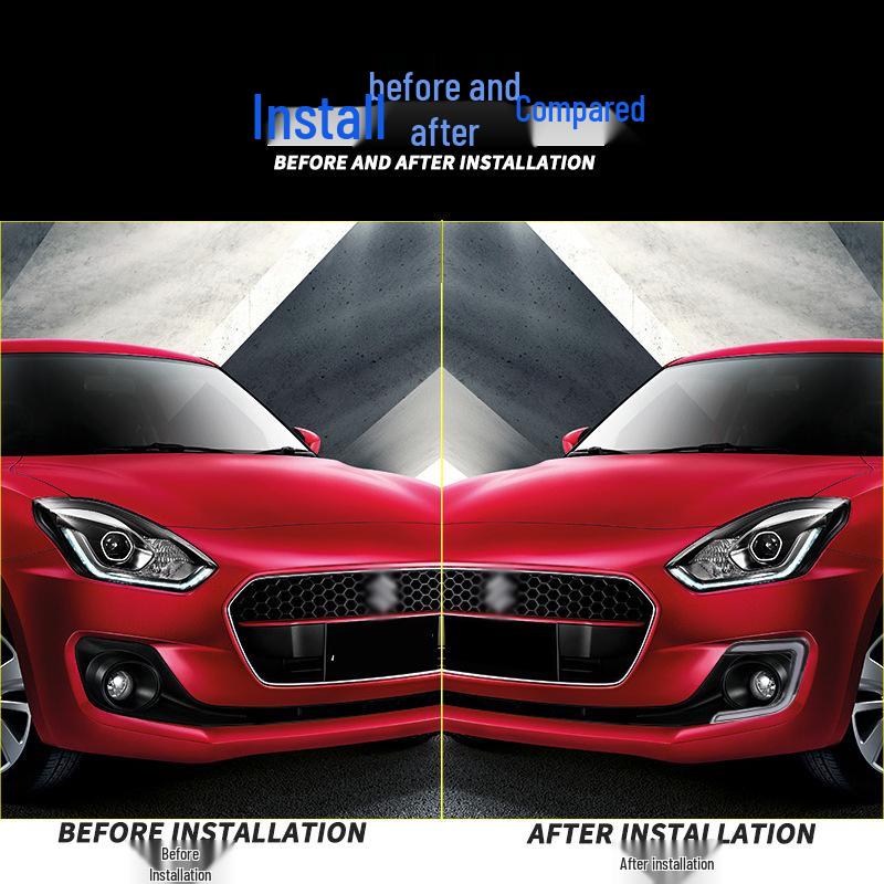 Suzuki Swift SZ 17-19 Fog Light Kit: Headlight, Bumper, Daytime Running Light Assembly