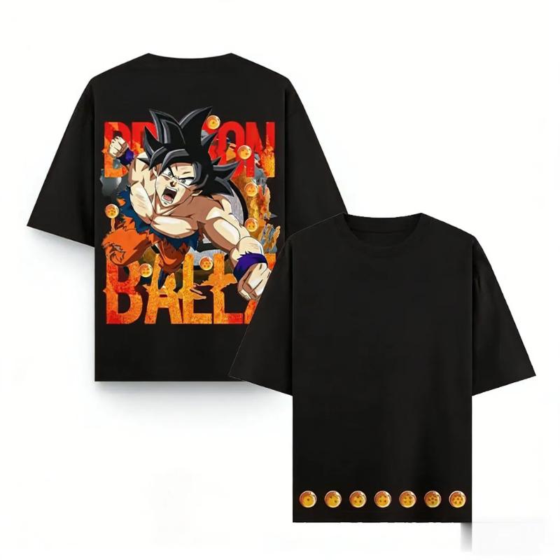 Dragon Ball Goku Anime T Shirt Men Women Cotton Short Sleeve Tee Summer Graphic Print Cartoon Streetwear Casual Tops 2026 Y2k