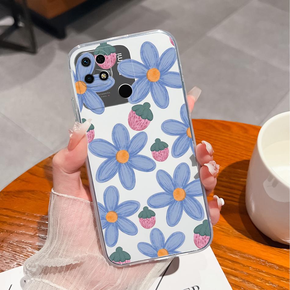 Covers For Redmi 10C Case Stylish Fun Soft Transparent Slim Silicone Anti Drop Phone Shell For Xiaomi Redmi 10 C Bumper Fundas