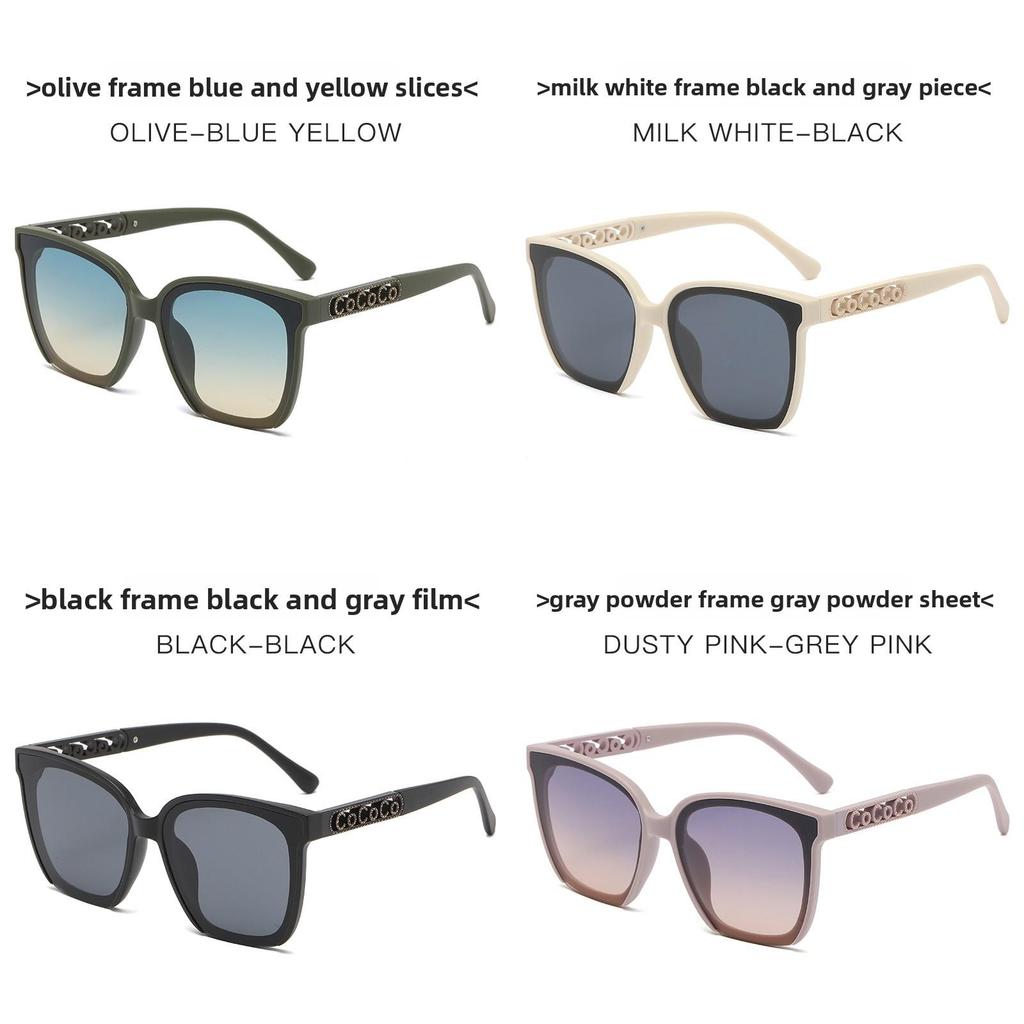 New Spring 2024 Womens Pc Frame Letter Design Sunglasses With Tac Lenses For Sun Protection