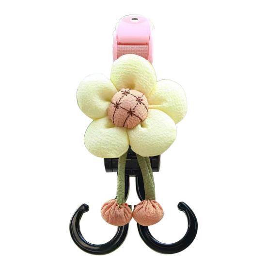 Blumen Roller Lenkerhalterung Haken Verstellbares Gurtband Robuster Roller Elektrofahrrad Lenkergriff Aufhänger mit Doppelhaken