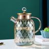 Jingxin Glass Tea Infuser Pot with Diamond Lid