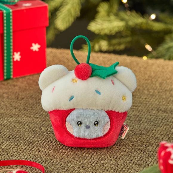 Брелок для ключей в виде куклы BT21 Mini Minini Petit Holiday (7 вариантов персонажей) KOYA