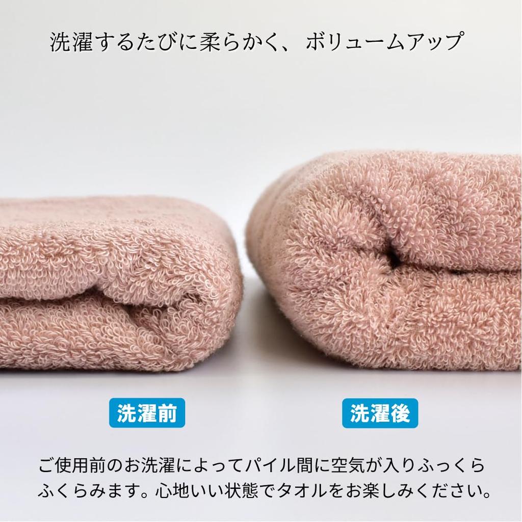 ORI365 Imabari Large Face Alternative to Bath Made in Pack Towel, 40x100cm, Soft, Hotel-Grade, Premium, Thick, Absorbent, Long, Wrap-Around-Your-Head,