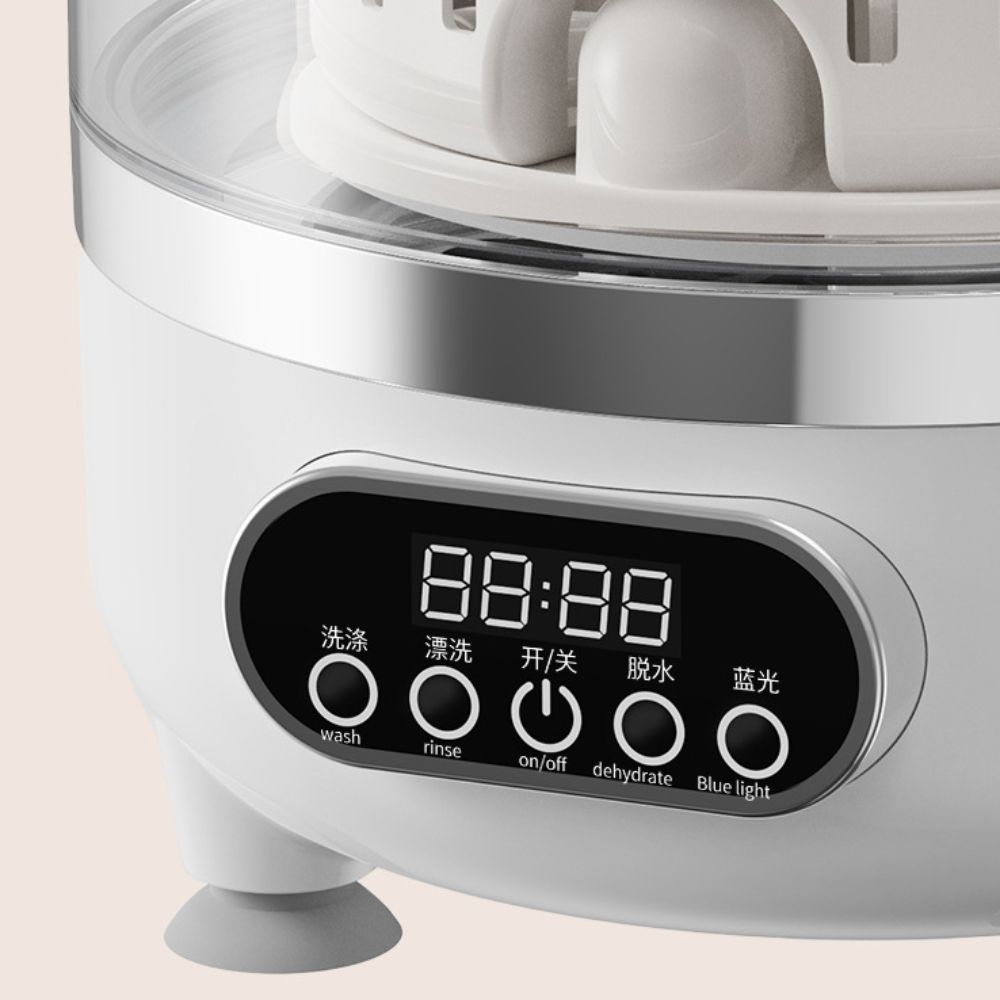 3L Mini Washing Machine Blue Light Underwear Cleaning Tool Portable Clothes Washer Travel