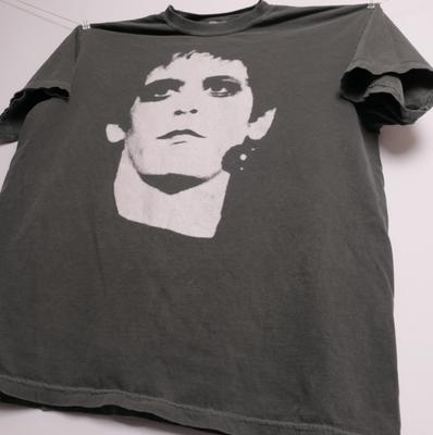 Lou Reed Transformer Charcoal Tee Vintage Velvet Underground Band Walk On the Wi