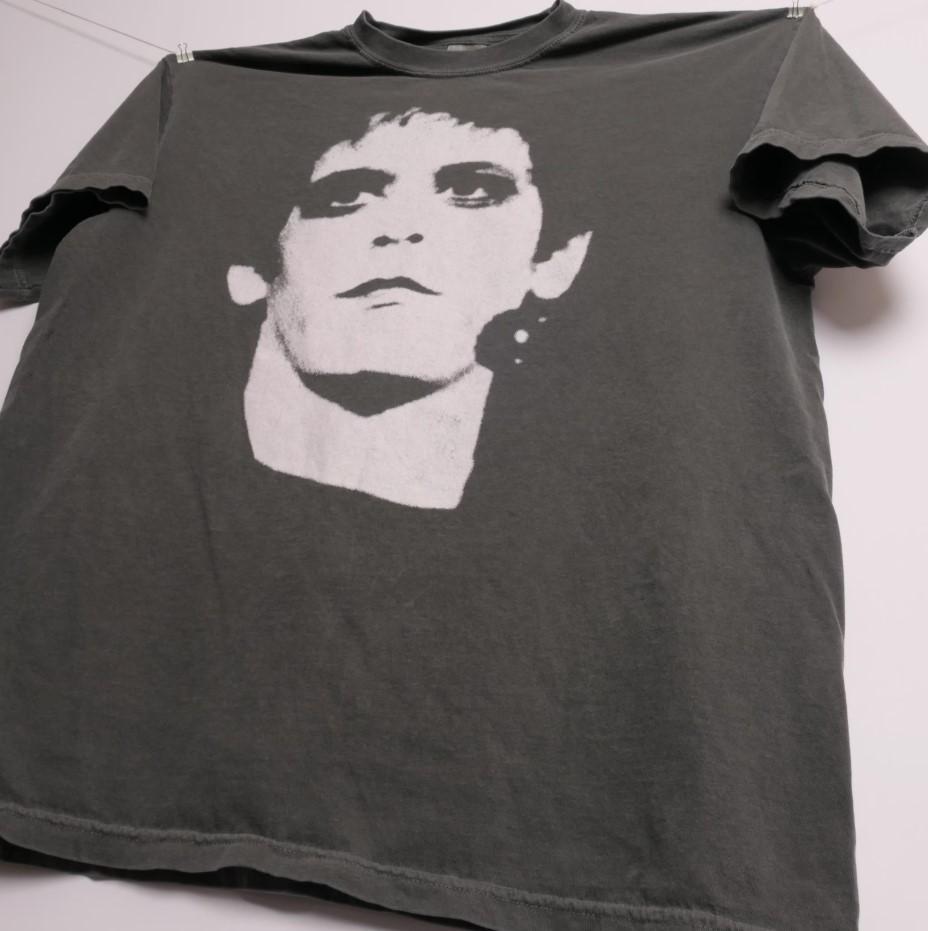 Футболка Lou Reed Transformer Угольная Винтажная Velvet Underground Группа Walk on the Wi L