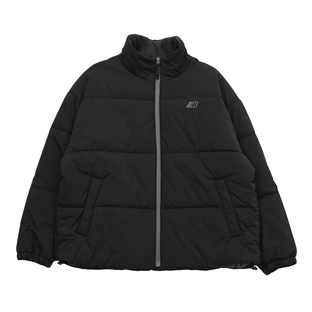 New Balance Men's NB Embroidered Padded Jacket (AMJ55695) Black - Japan Limited Edition, Water Repellent Coat Jacket (SizeM)