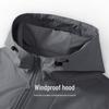 Mark Fairwhale Tech-Style Hooded Windbreaker Jacket