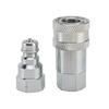 Male & Female Hydraulic Quick Connect Coupler 1/4 NPT ISO7241-A Hydraulic Quick Connect Coupler Fittings With Dust Cap Couplers
