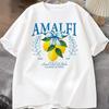 Womens Fruit Vegetable Print Short Sleeve TShirt Round Neck Casual Summer Blouse Ic Top Suitable for SpringSummer Wear