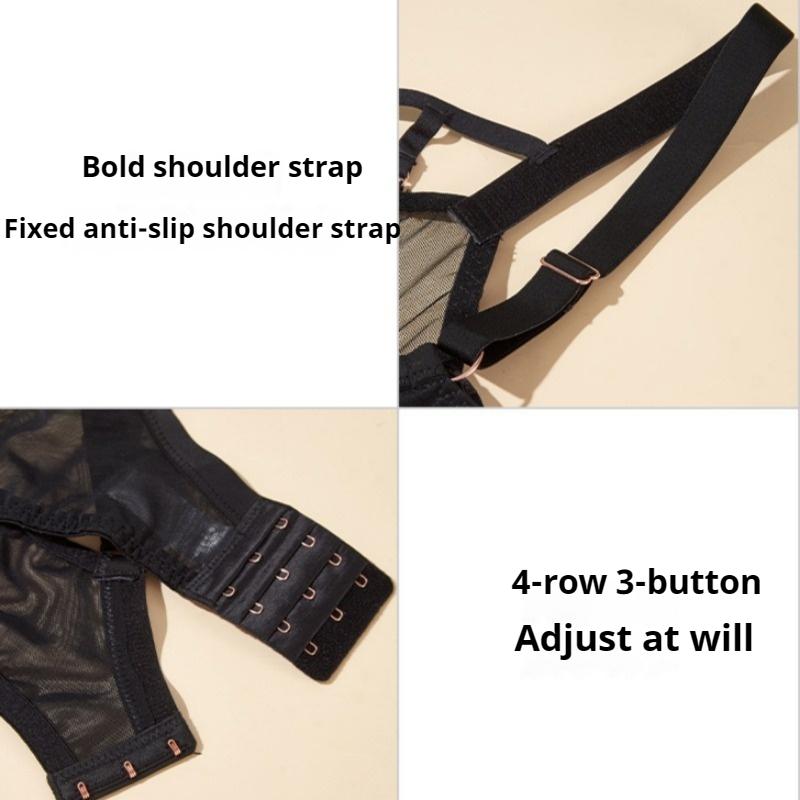 Large Size Thin Underwear Sexy Breast Enhancement with Rabbit Ear Cup Underwear Set Comfortable Skin-friendly Underwear