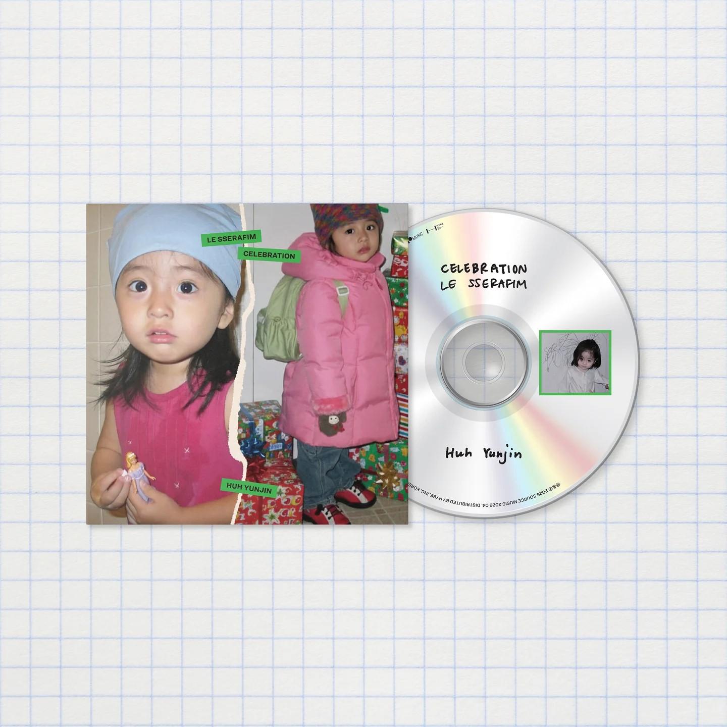 

LE SSERAFIM - [CELEBRATION] Одиночний CD HUH YUNJIN