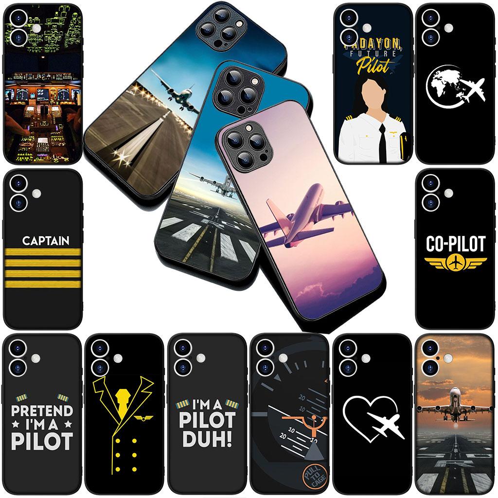 Cover for Motorola Moto G86 G57 E14 E15 G14 G34 G35 G84 G24 A54 G15 Power E22 Case Aircraft Travel Airplane Pilot Epaulette