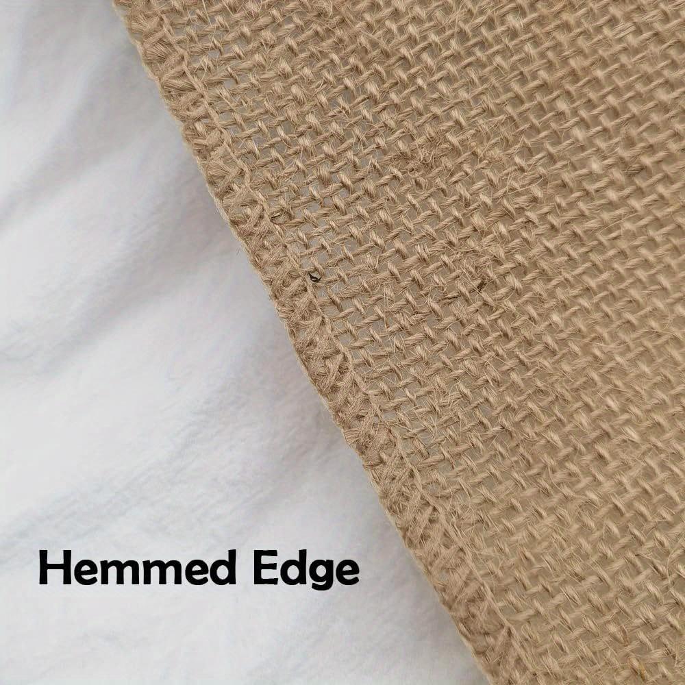 Burlap Roll (1 Roll, 10cm/4 Inch, 10 Meters) – Jute Ribbon for Gift Wrapping, DIY Craft Projects, Wedding & Home Decoration