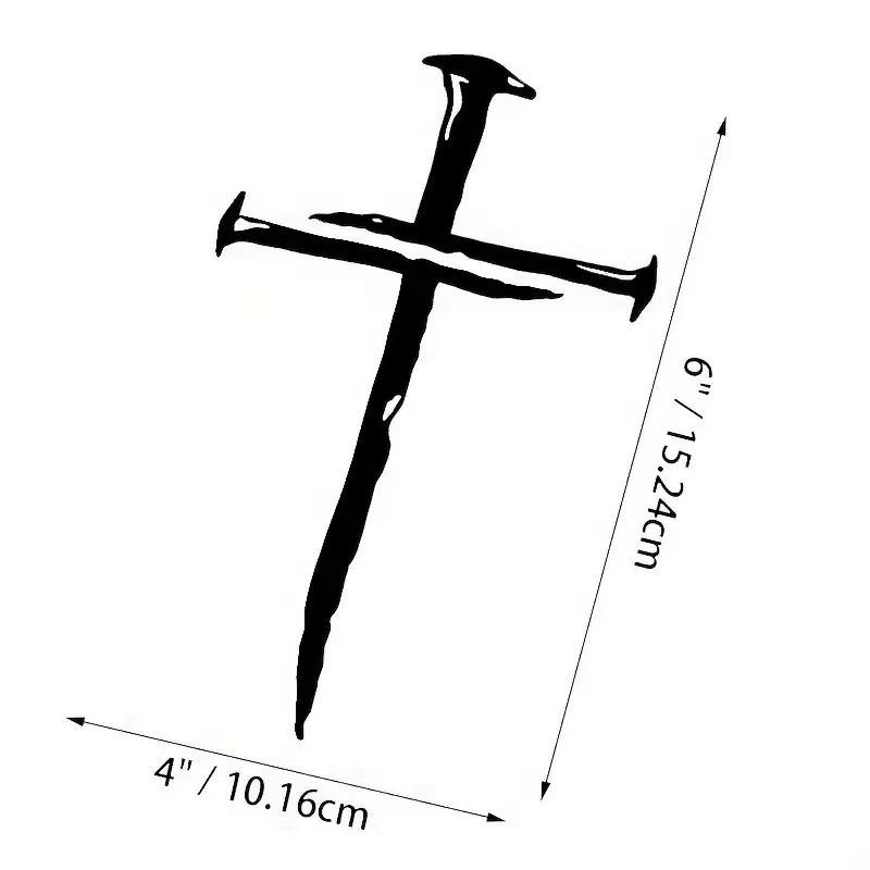 Çapraz Tırnak Dekalı PVC Araba Camı ve Kapı Sticker Dekorasyonu