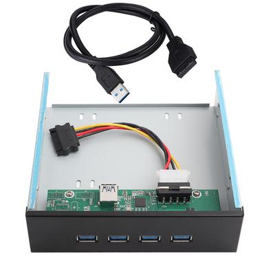 5,25 Zoll 19PIN auf USB3.0 CD-Treiber 4 Port HUB Frontpanel CD-ROM Erweiterung Mobiles Rack