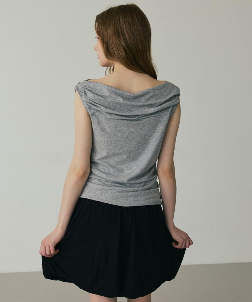Linte Tencel Balloon Skirt Black