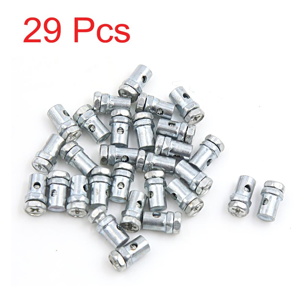 X Autohaux Universal 10/20/30/40/50/70/100pcs 5mm Dia Brake Line Cable Wire Fixed Screws Fastener For Motorcycle Accessories