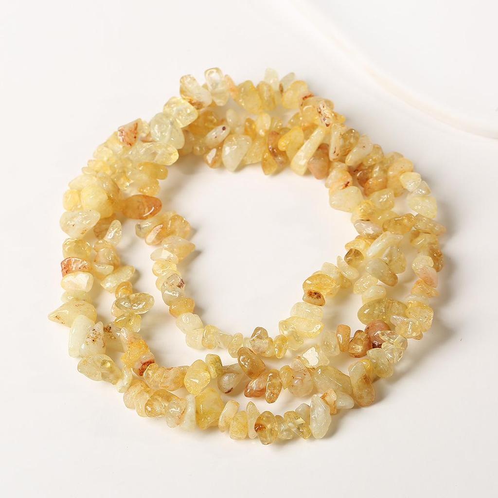 80cm Natürliche Amethyst Splitterkette - Poliert, Unregelmäßige Streifen für DIY Schmuck & Armbänder