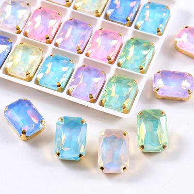 Glazen Eiwit Rechthoekige Klauwboor Platte Kristallen Boor Scherpe Bodem Handnaaiboor DIY Sieraden Schoenen & Tassen Accessoires Kleding Accessoires
