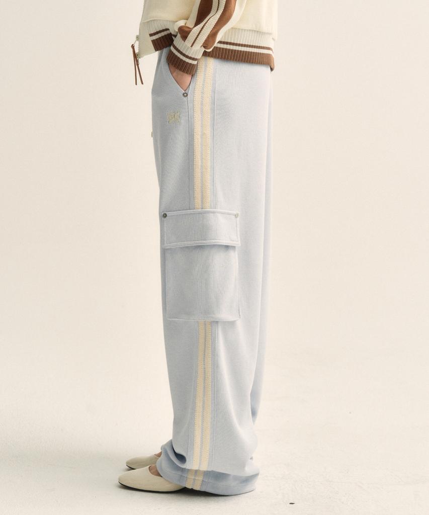 Seteo Roton Cargo Track Pants Sky Blue