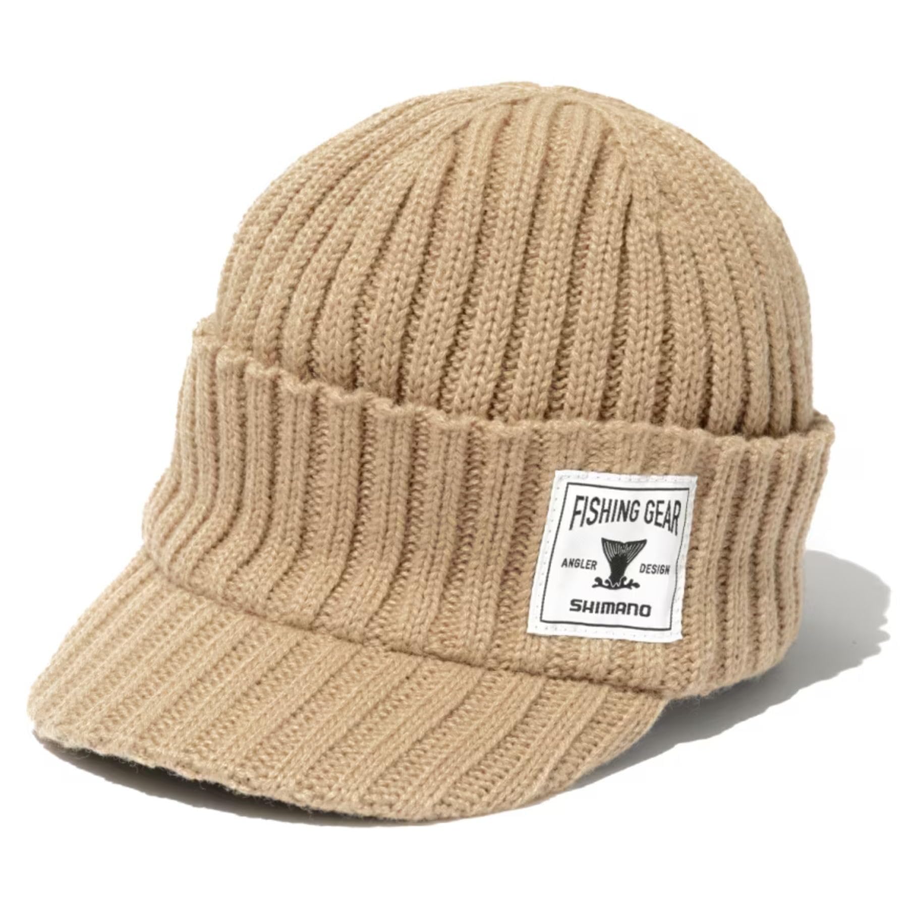 

SHIMANO Beige Brimmed Knit Cap CA-054X (Free Size) бежевый