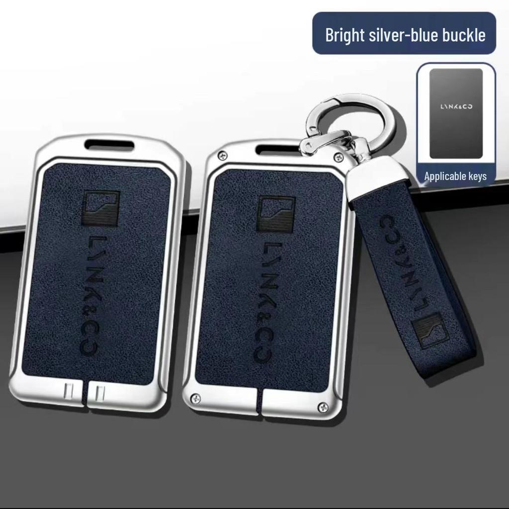 Compatible Lynk&Co 010203+05+0609 Metal Car Key Cover