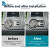 Real Soft Carbon Fiber Sticker For Volkswagen VW Polo MK5 6R 2010 2011 2012 2013 2014 LHD RHD Car Headlight Switch Interior Trim