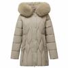 Winter Jackets Middle Age Woman Plus Size Outerwears Hooded Faux Fur Collar Thick Warm Casual Winter Coat Female Parkas