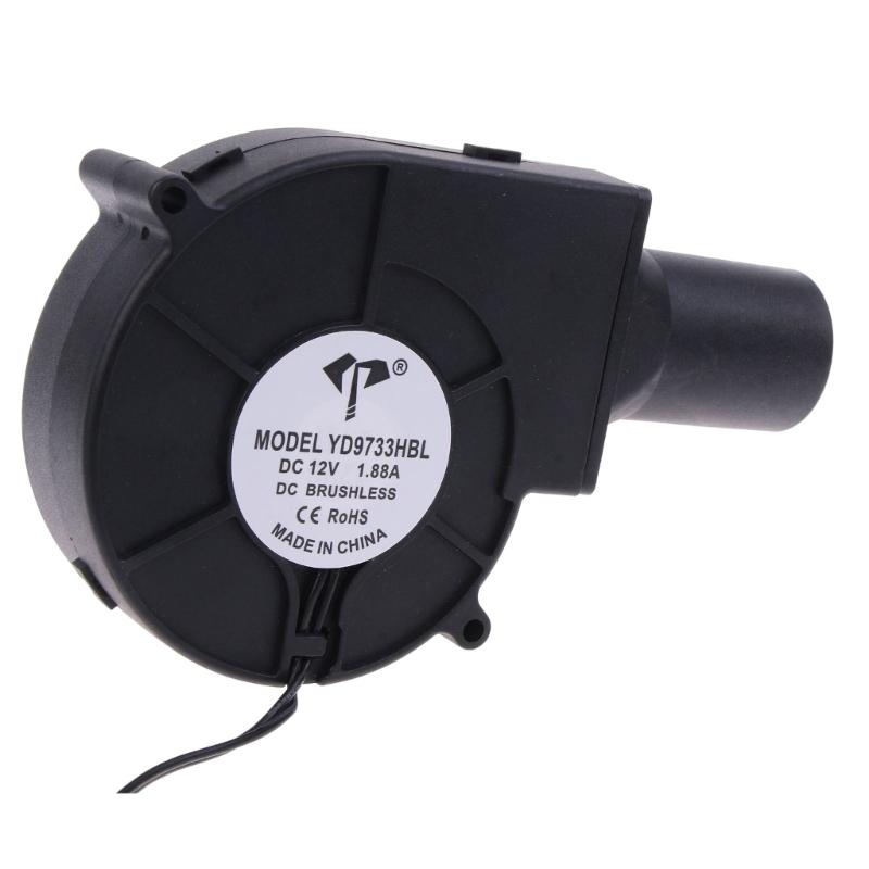 Outdoor BBQ Fan Air Blower 12V 1.88A Air Flow Electric BBQ Fan Outdoor Cooking Camping Hiking Picnic Tools Accessories
