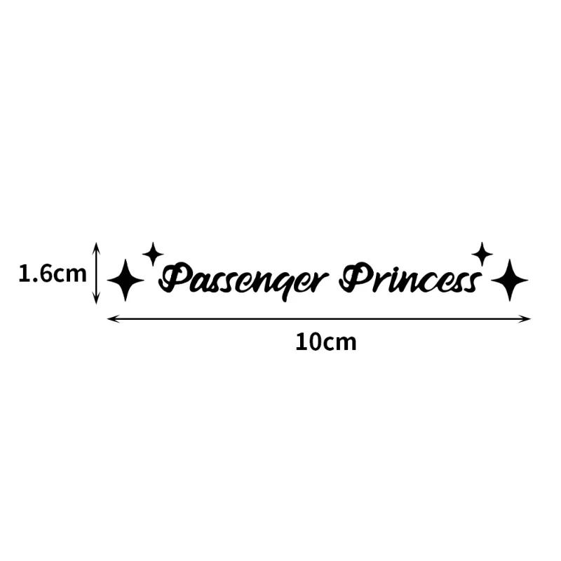 Passagerare Princess Star Bilspegeldekaler Dekoration Backspegel Bilfordon Vinyldekaldekal Interiörtillbehör