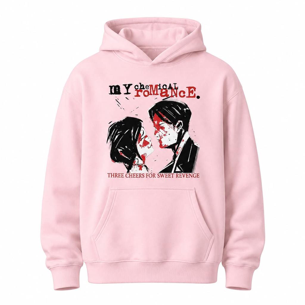 My Chemical Romance Autumn Winter Casual Emo Band Men Hooded Sweatshirt Women Boys Coat Top Parent Child Kid 's Cotton Hoodie