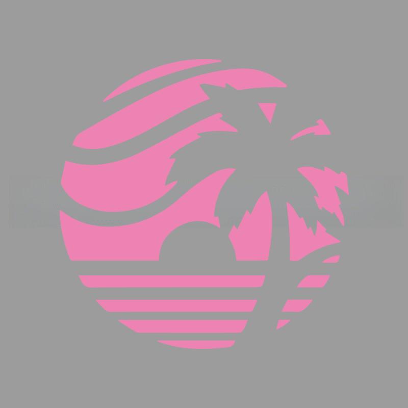 Sunset Coconut Palm Seascape Creative&funny Stickers for Cartoon Fans&lover,high Quality for Car Trucks Motorcycles &laptops