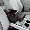 Copertura Console Centrale Auto, Copertura Pad Bracciolo in Pelle PU, Tappetino Universale Scatola Portaoggetti Sedile Bracciolo Auto Impermeabile