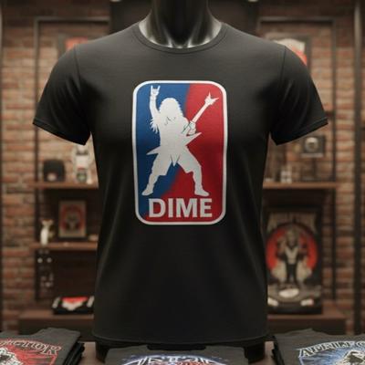 Dime Dimebag Darrell Rogi Heavy Metal Logo Sportowe Koszykówka Gitara Koszulka T-shirt Unisex