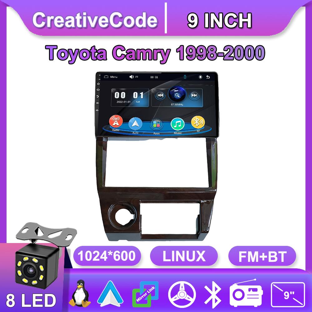 

Car Radio Multimedia MP5 Player Head Unit Stereo BT For TOYOTA CAMRY 1998-2000 чёрный